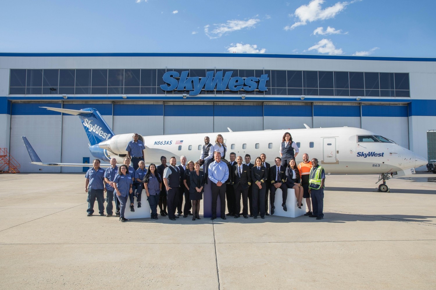 From the beginning of the pandemic, SkyWest’s priority has been ensuring the safety of our people and passengers.