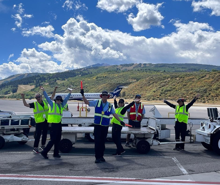 SkyWest's Airport Operations agents in Aspen, Colorado.
