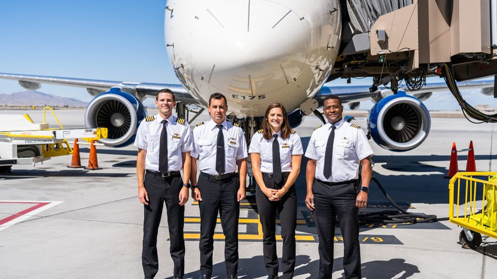 SkyWest's professional pilots.