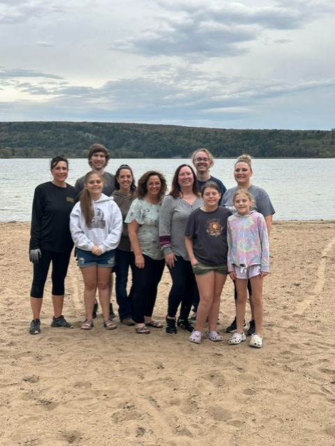 Propping up the Community - Lake Cleanup