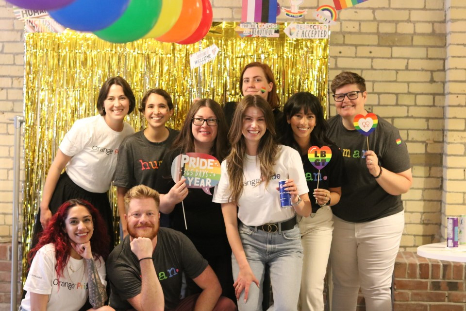 Celebrating Pride Month with our Orange Pride ERG at the annual mixer