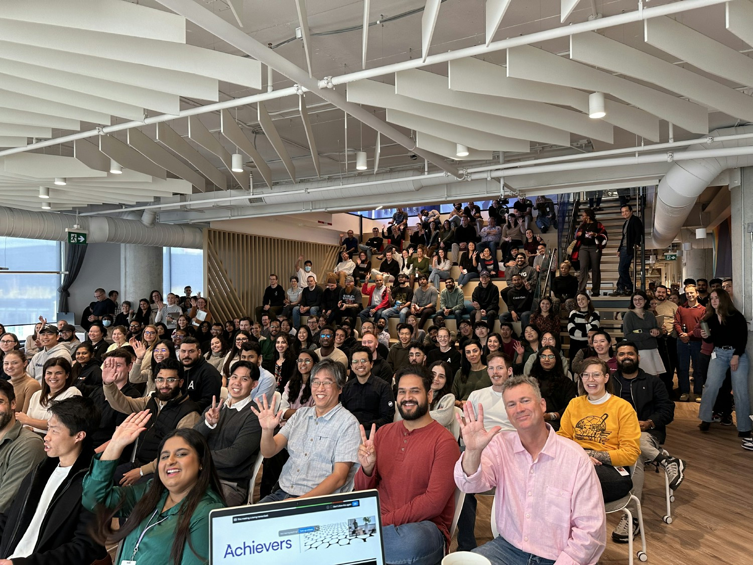 Taken by our CEO: A-Players gathered at a town hall 