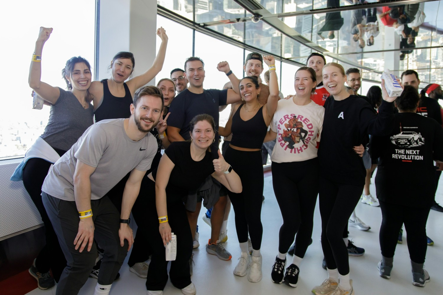 A-Players climbed the iconic CN Tower in support of the World Wildlife Fund. Hosted by the Achievers Cares.