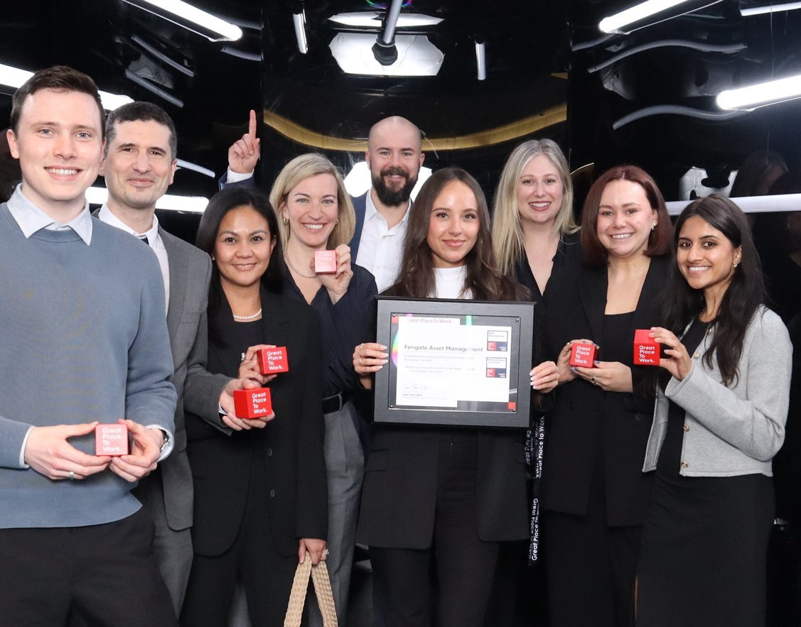 Member's of Fengate's corproate team gather at the Great Place To Work conference in recognition of outstanding culture.