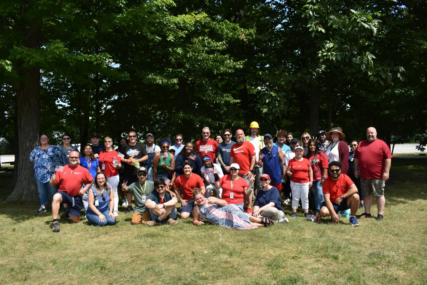 Our Indiana employees in a group photo together at our 2026 Annual Summer BBQ