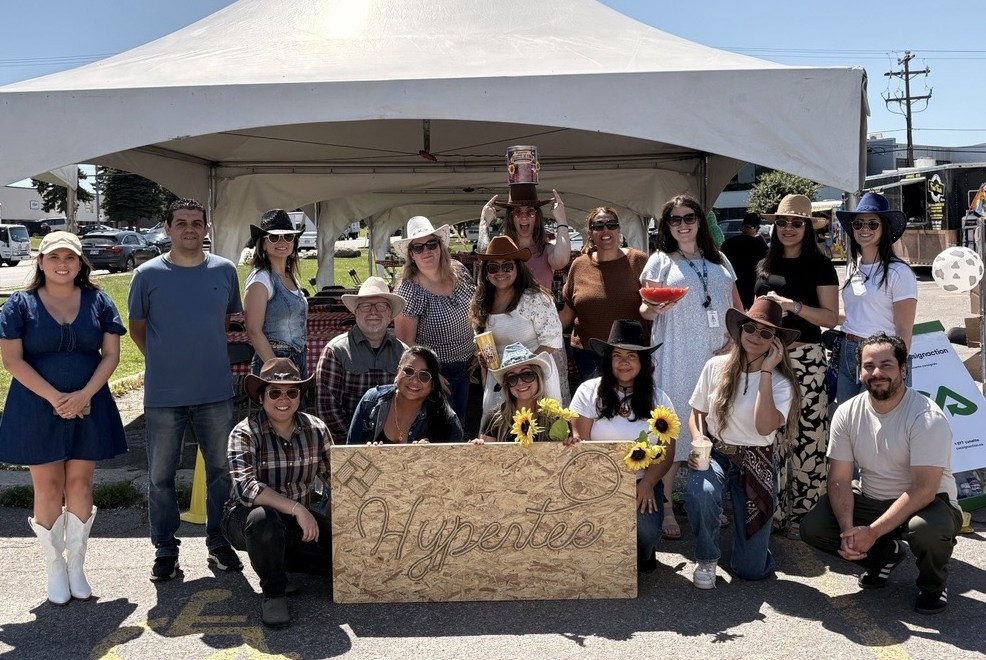 Our Montreal social committee members at the Annual Summer BBQ
