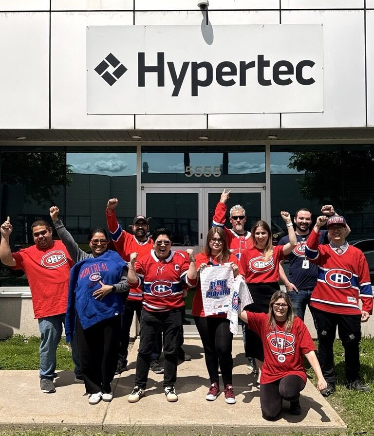 Montreal employees showing Team Spirit on