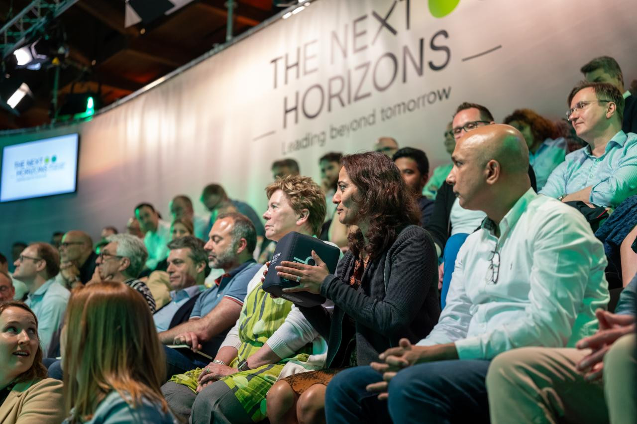 Employees at senior leadership event