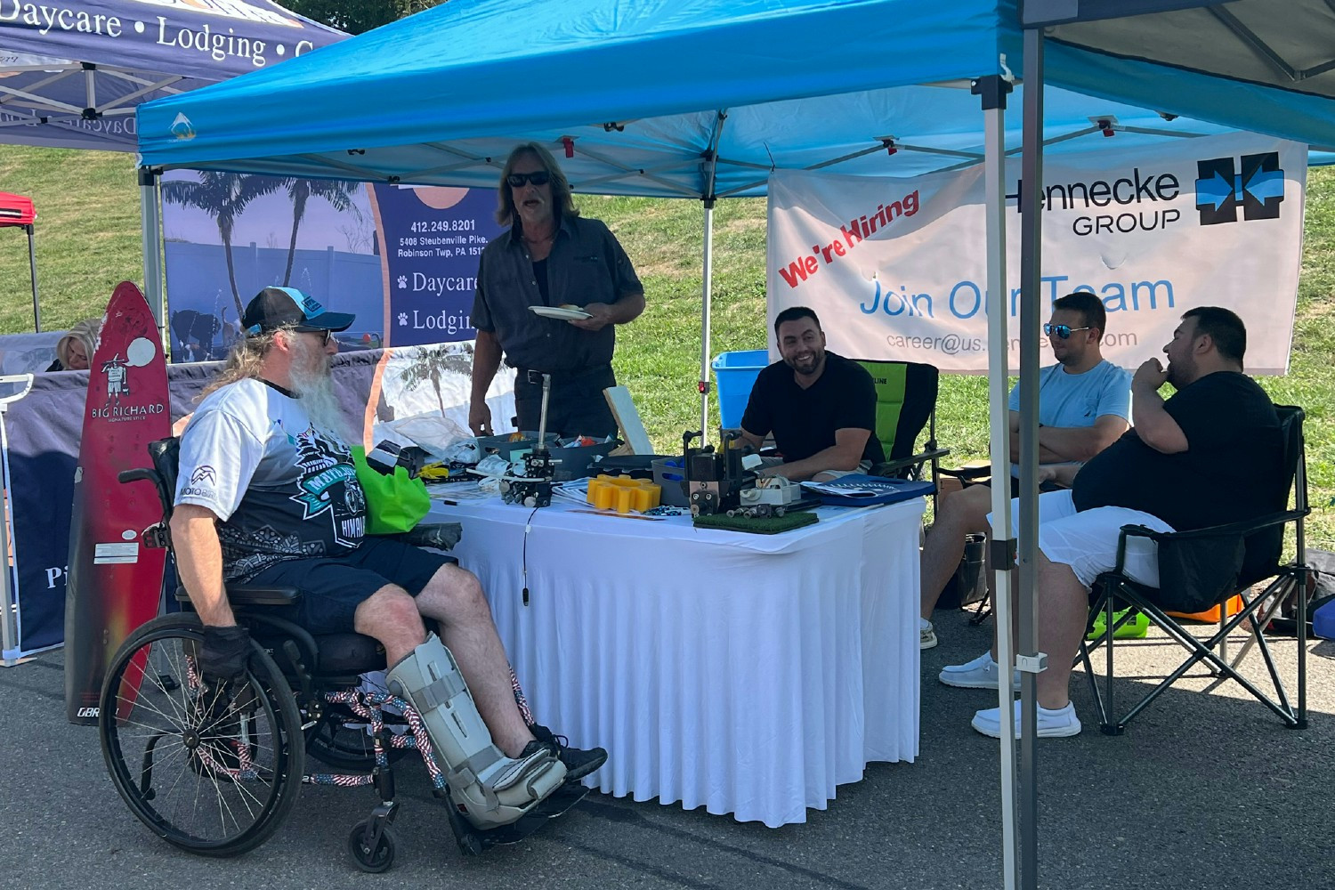 Participation in local events – presence in the region