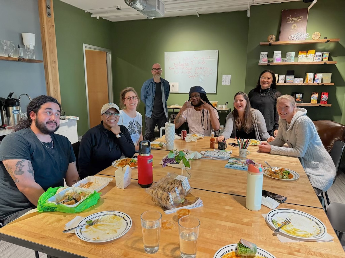 ATLAS Team Organized a lunch for welcoming a new colleague to the team