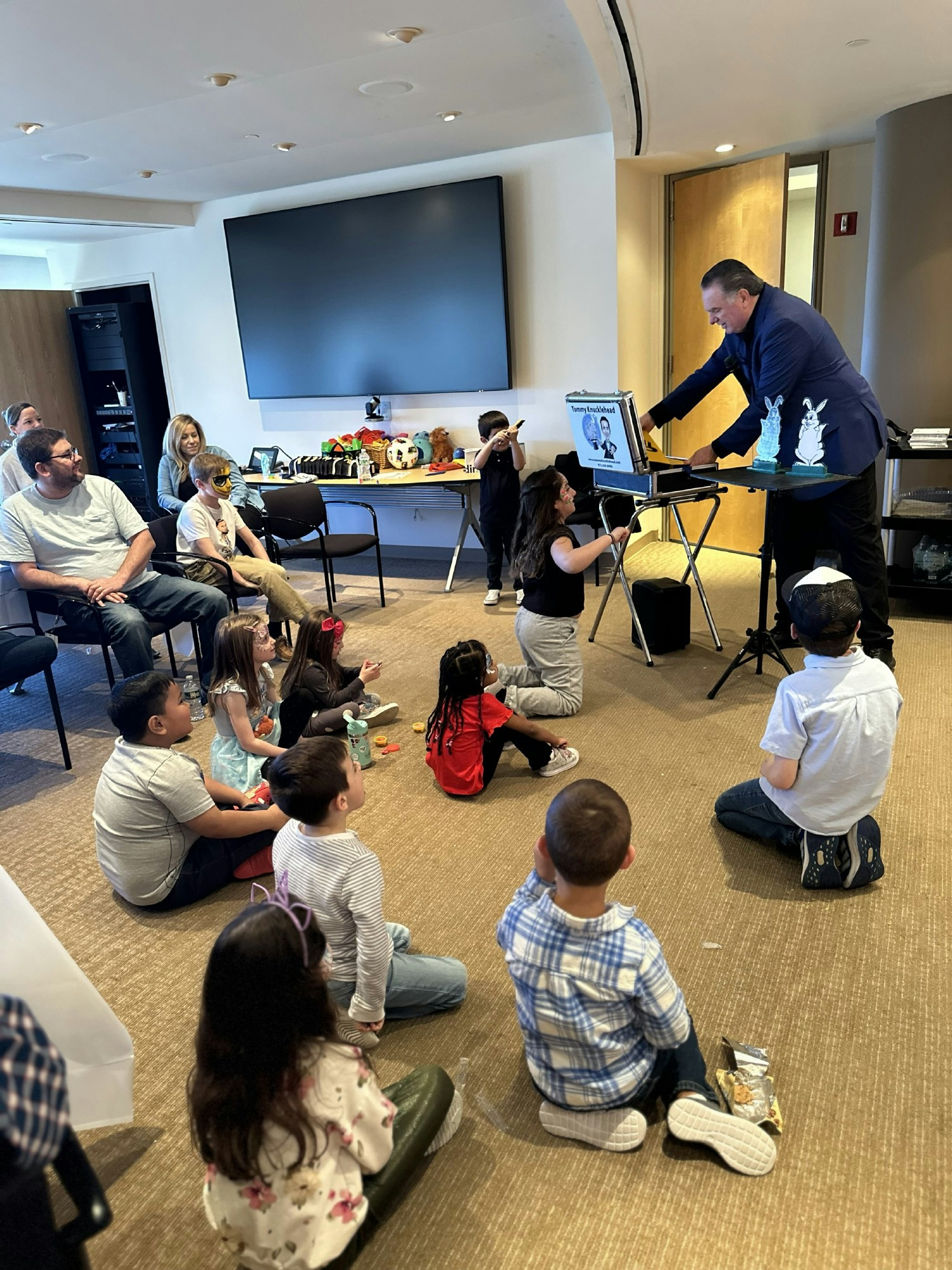 AMS welcomed families for Take Your Child to Work Day with fun activities like magic shows, face painting, and more!
