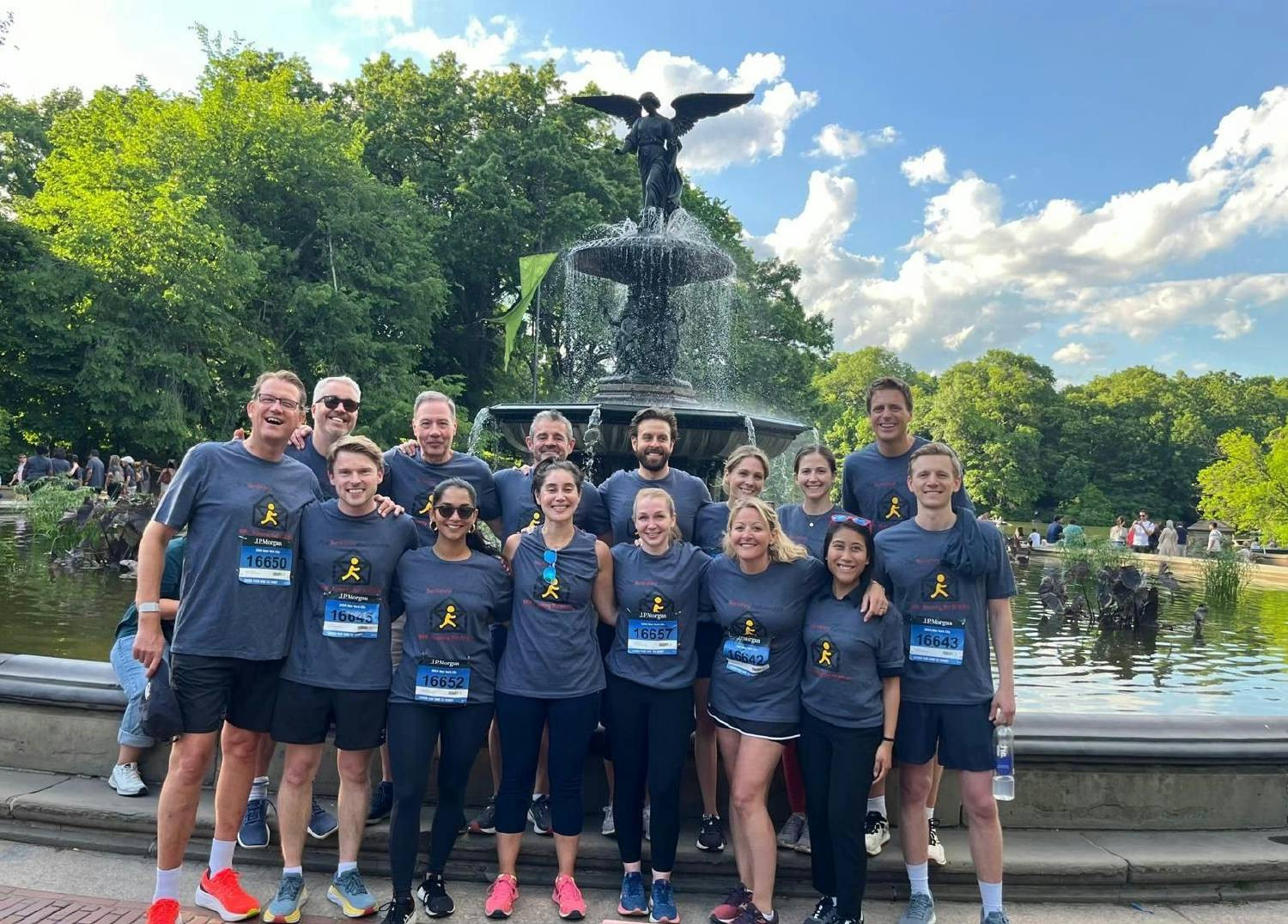 5k running challenge in New York. 