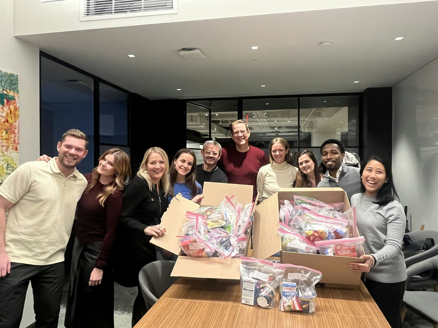 Volunteering and charity is a huge part of Berkeley- our NYC team regularly spend time at soup kitchens & donate food.