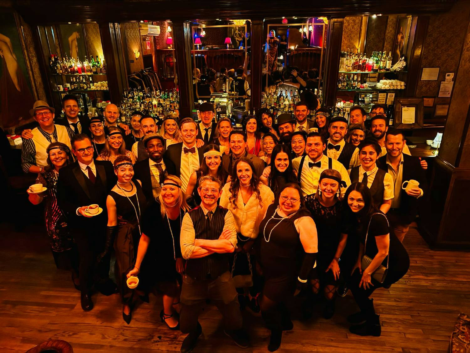 Annual themed plus one event with partners or friends invited to come along too! This year was a Great Gatsby theme. 
