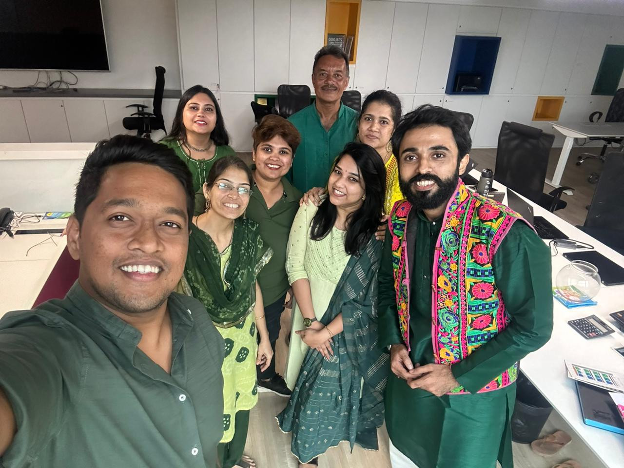 Global team - India - Navratri 2023 celebration in office