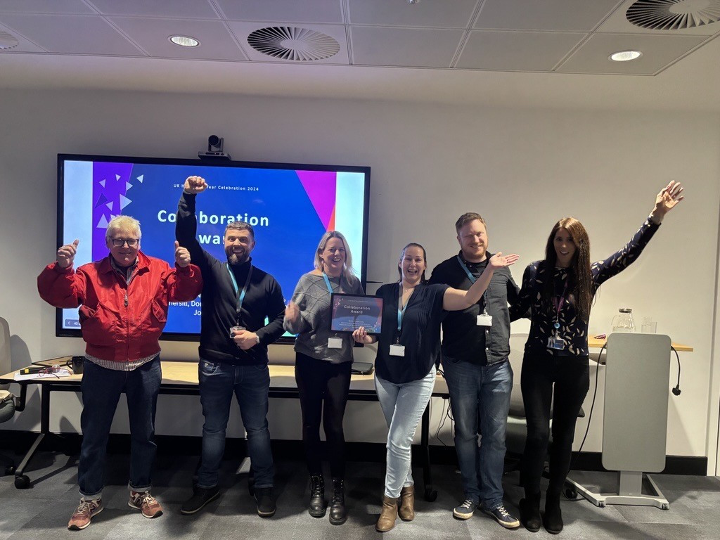 We celebrate success aligned to our business values; encouraging colleagues to collaborate and connect amongst others.