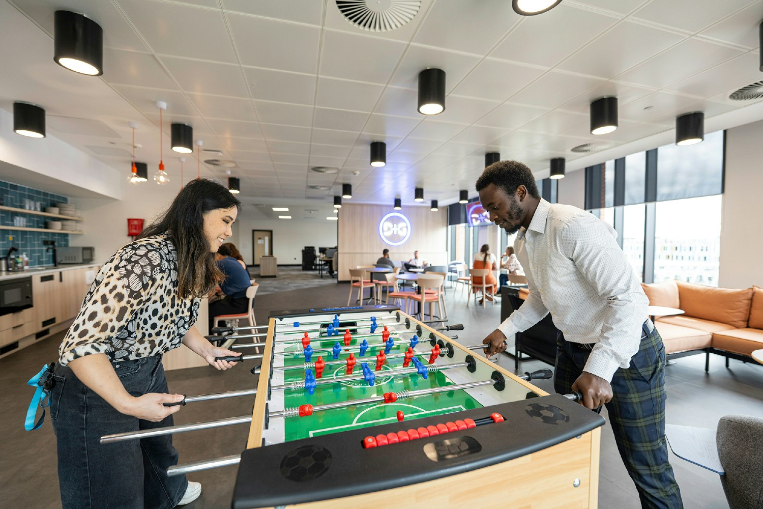 Our fun working environments enable us to get the most out of our time together in-person.