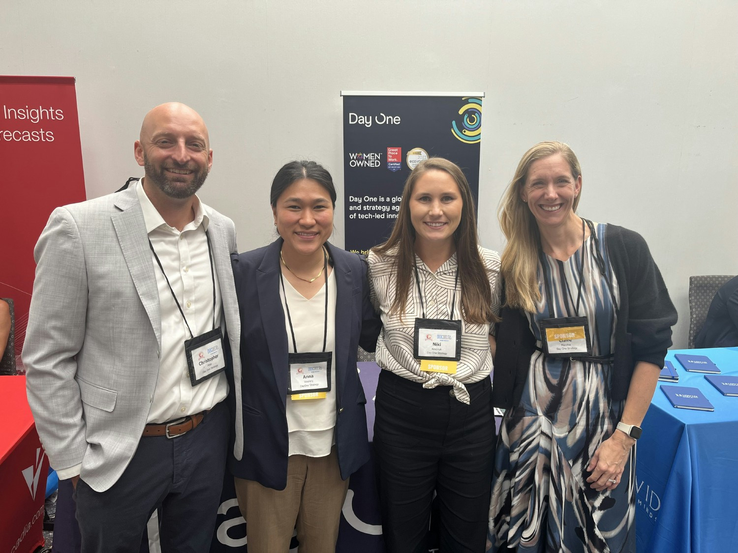 The Day One US team at one of many conferences we attend each year