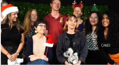 Our Australia ULG team celebrating the festive season!
