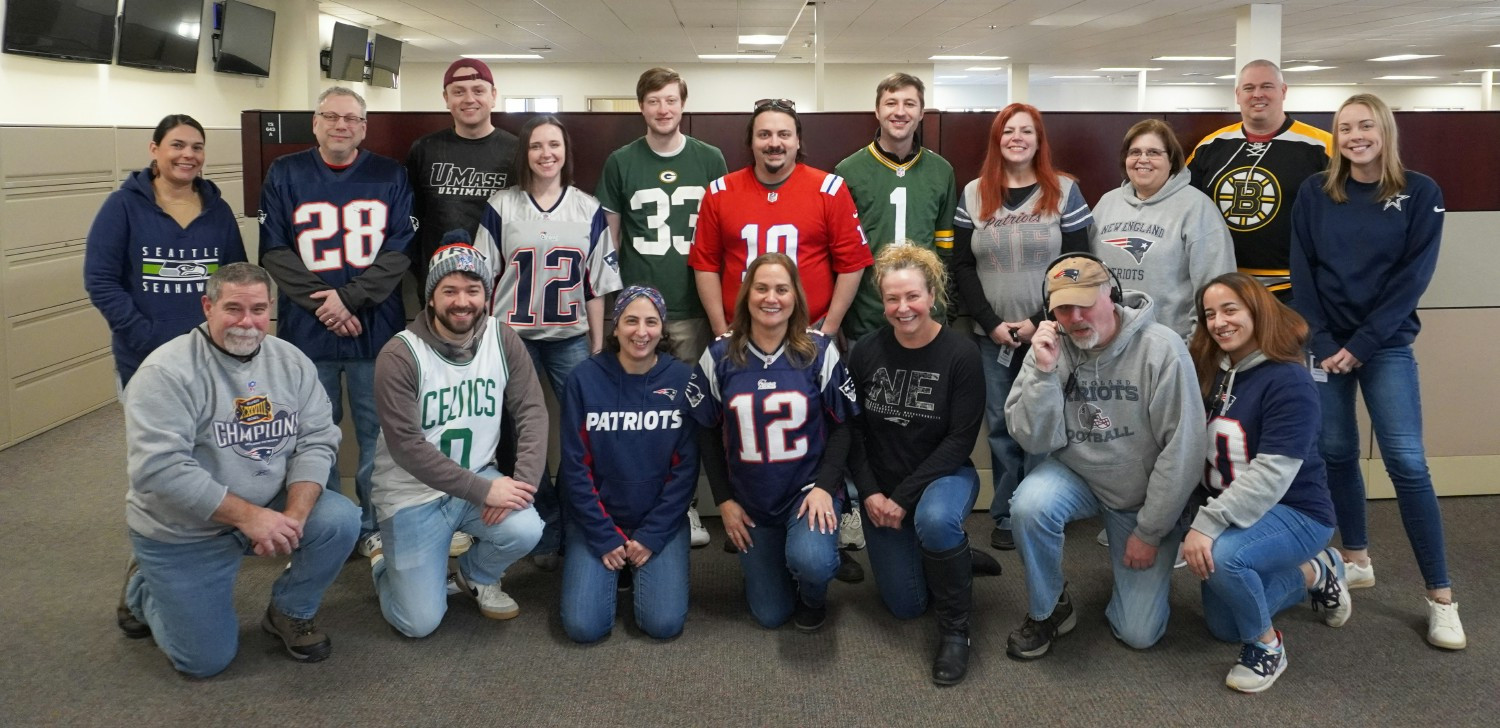 Team members showing their spirit on Jersey Day – one of the many ways FPI keeps things fun.