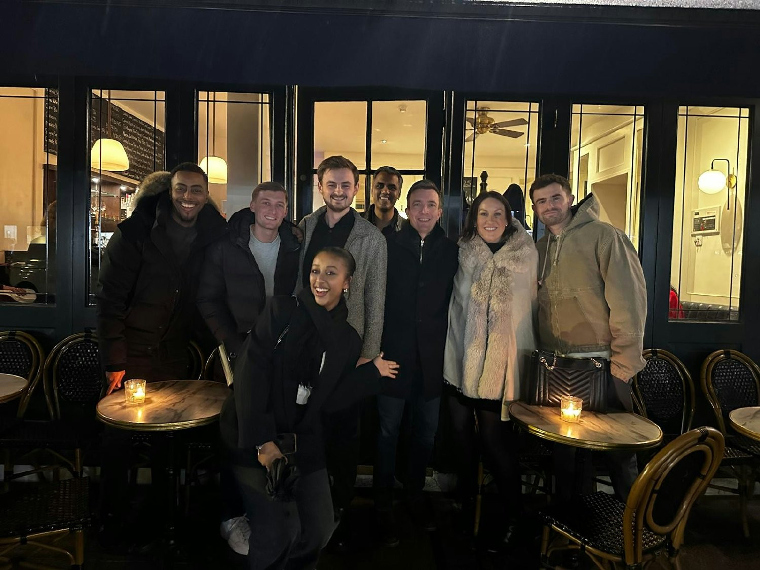 Our London and Reading teams enjoying our quarterly dinner incentive