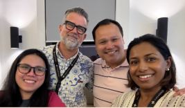 Members of our sales team with our CEO!