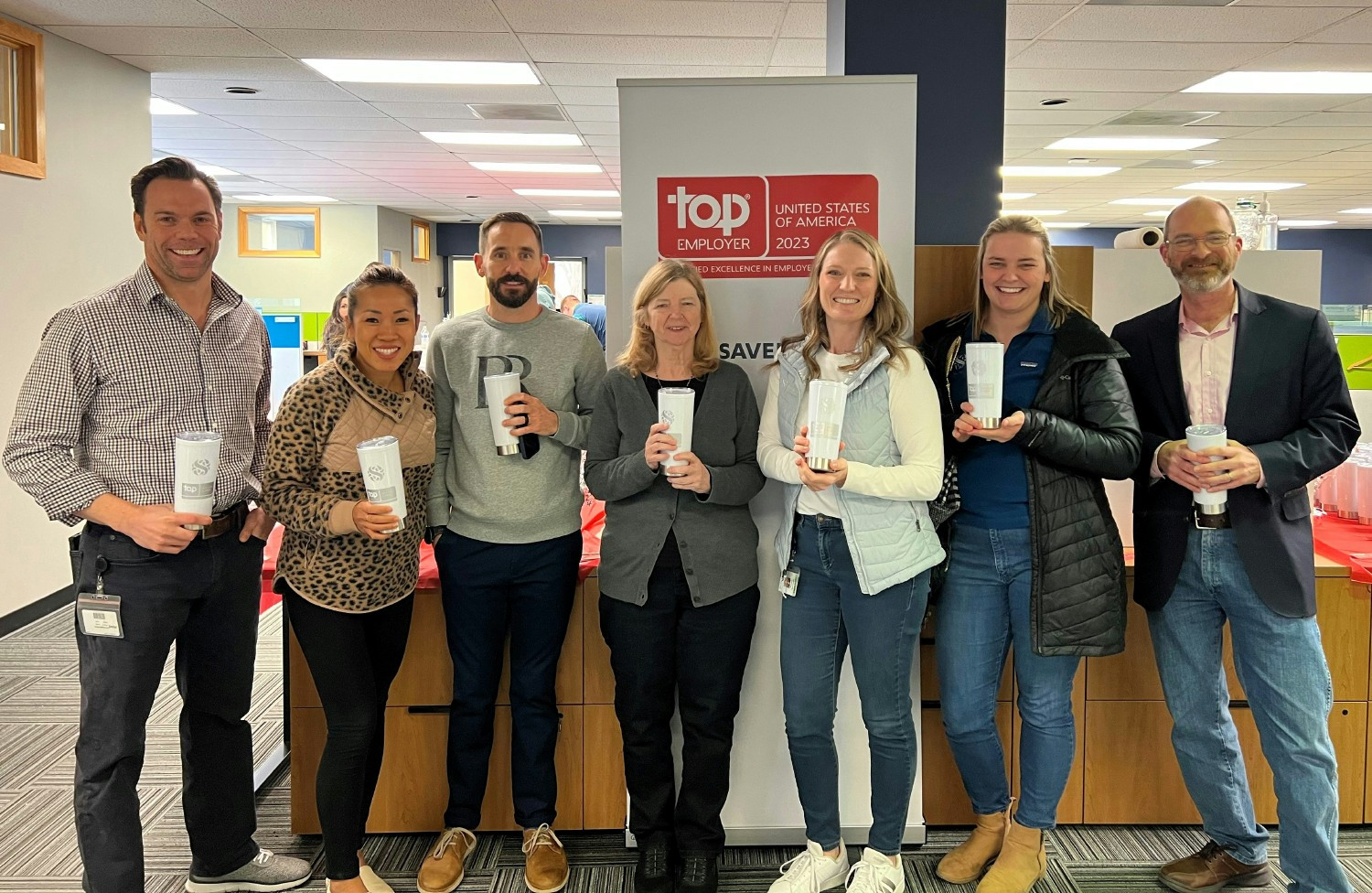 Top employer celebration