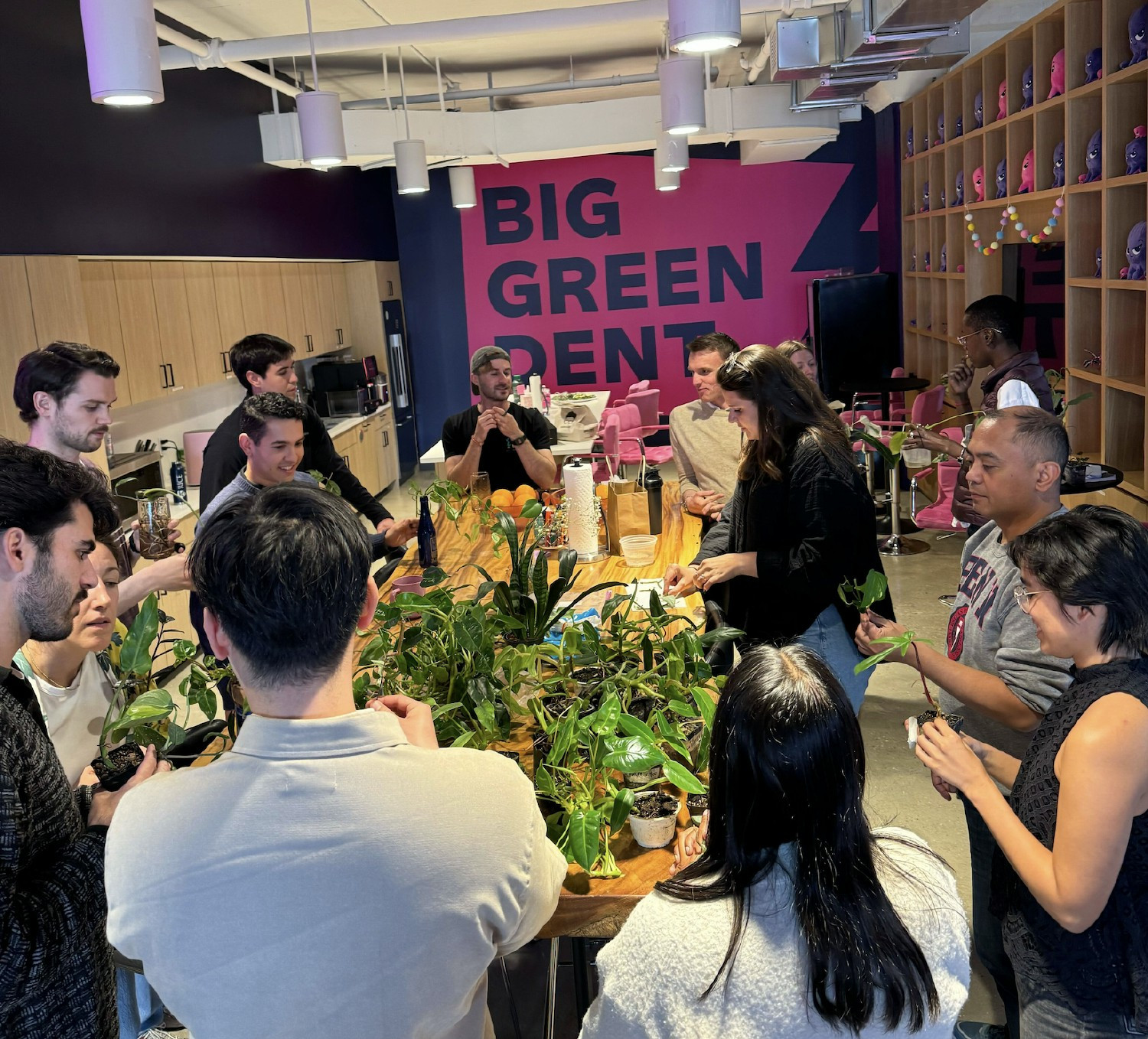 New York City office kitchen and social space