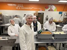 Boiron Americas team volunteered for the Second Harvest Food Bank of Florida