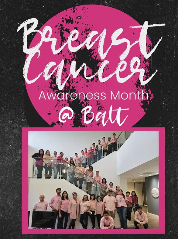 Employees wore pink to show support, raising awareness and reinforcing unity in the fight against breast cancer.