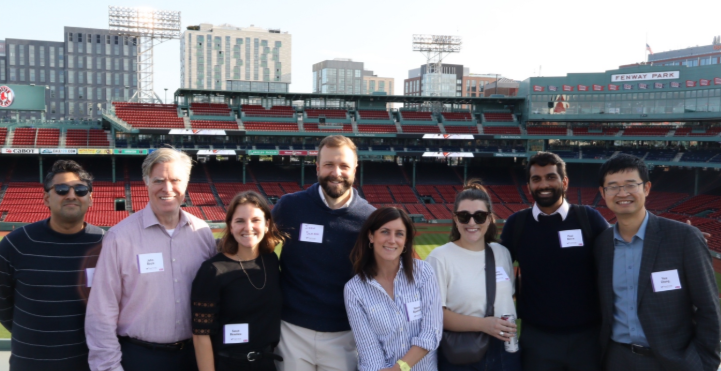 October 2026 - Mirova US Team at the Natixis Corporate Outing at Fenway Park enjoyed a private tour and casual time with