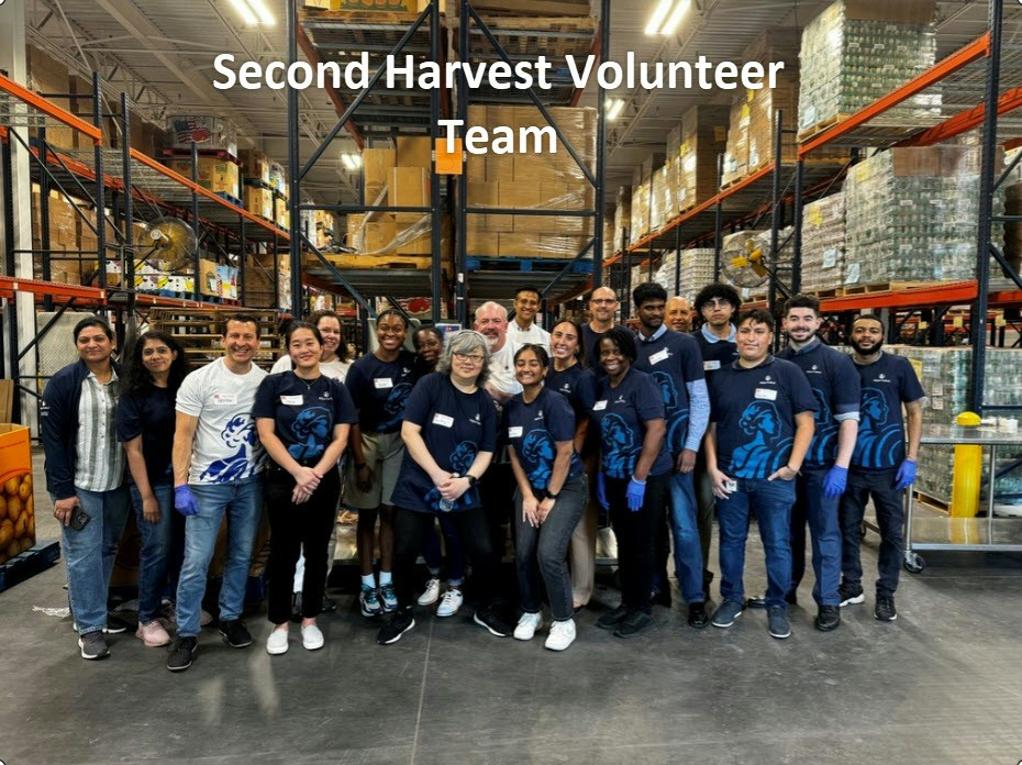 Equitable Family ERG hosted a force for good volunteer event at a food bank in Charlotte that aims to eliminate hunger
