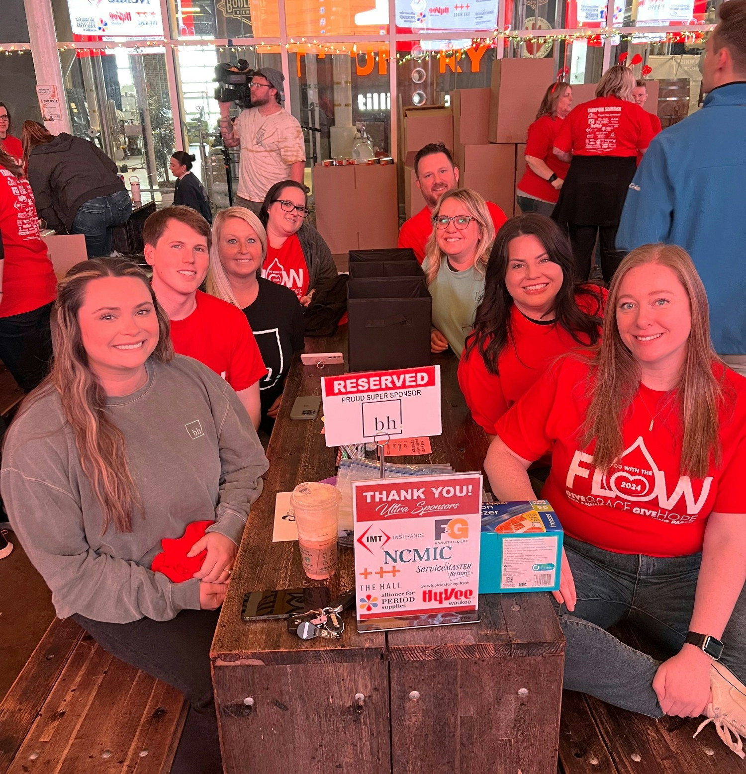 In honor of International Women's Day, BH'ers volunteered at the Annual Period Packing Party for Give Grace Give Hope.