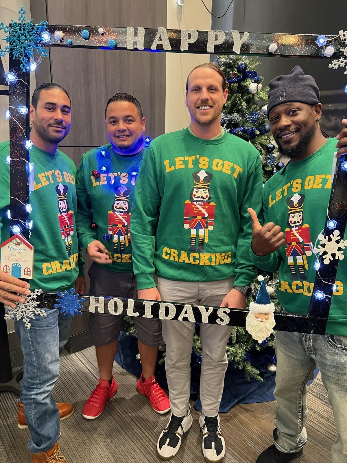 BH'ers celebrate the holiday season with an ugly sweater party.