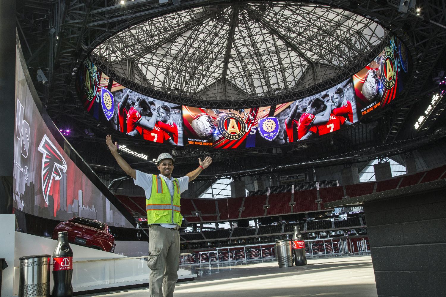 Successful installation at Mercedes-Benz Stadium, Atlanta, GA
