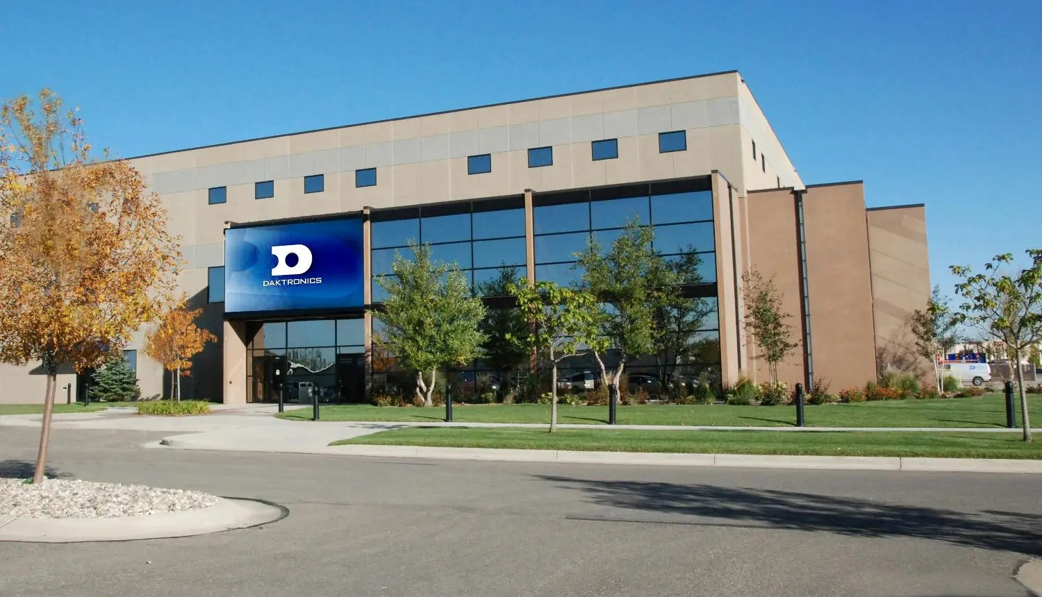 Daktronics corporate headquarters in Brookings, South Dakota