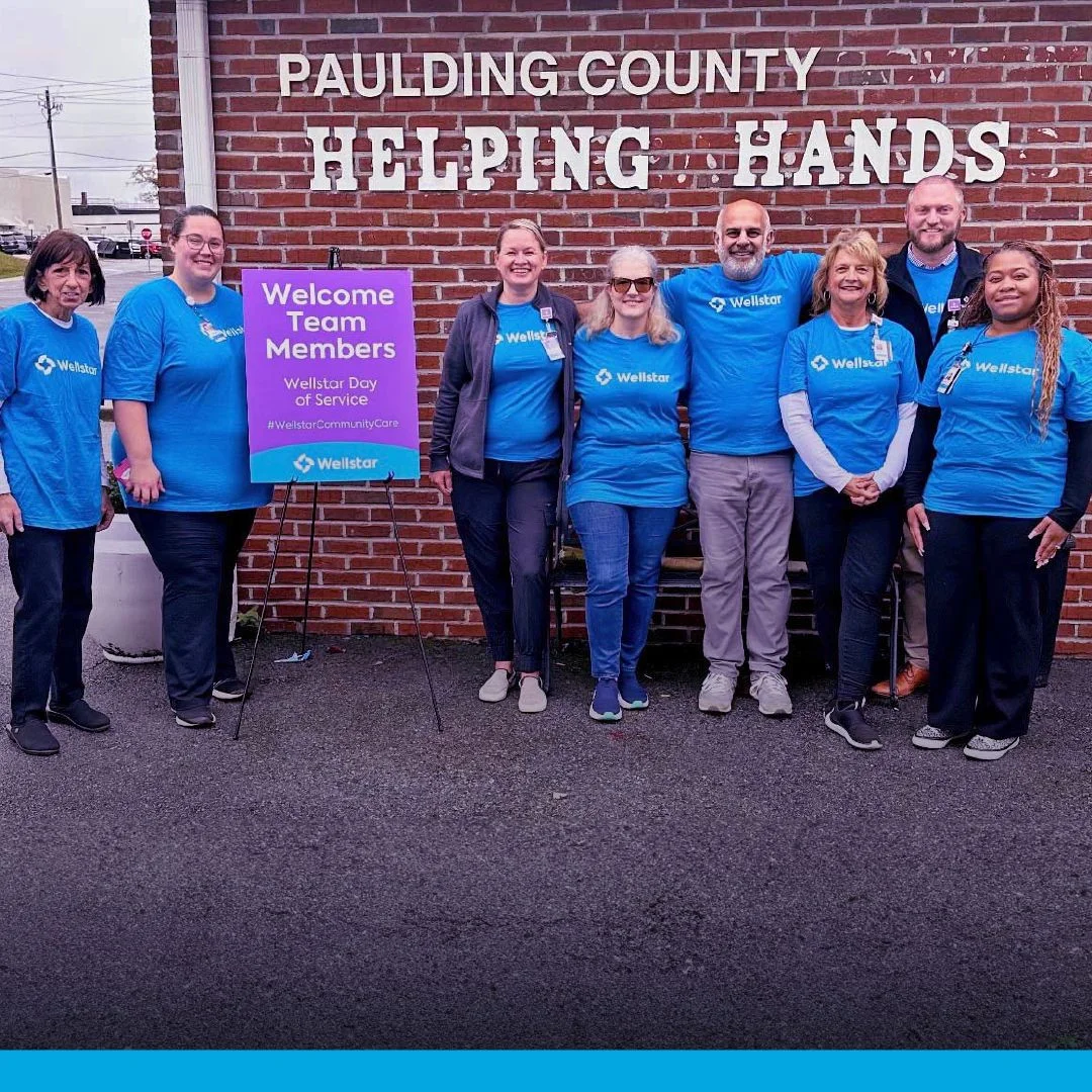 Wellstar team members giving back to the community in our annual Wellstar Day of Service