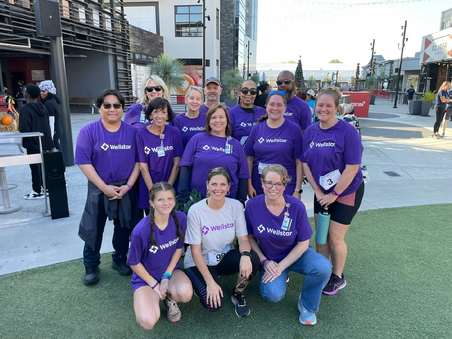 Team members participating in the Atlanta Lung Force Walk.