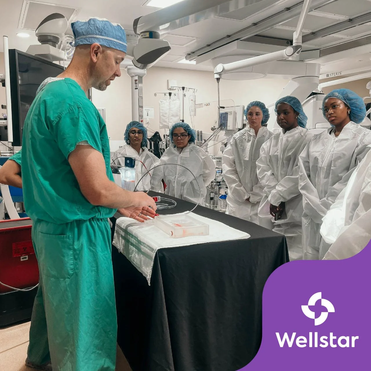 Students attend Wellstar’s Healthcare & IT Institute Summer Program, learning more about a career in healthcare