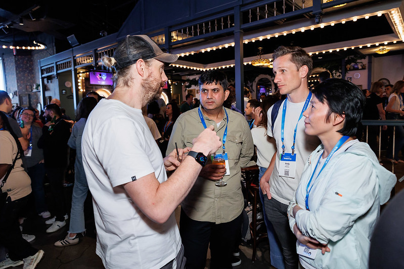 CEO, Mike Cannon-Brookes meets team during Intentional Team Gathering event