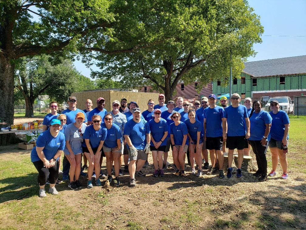 2019 United Way Day of Caring at Lindsey House, one of our Partner Agencies.