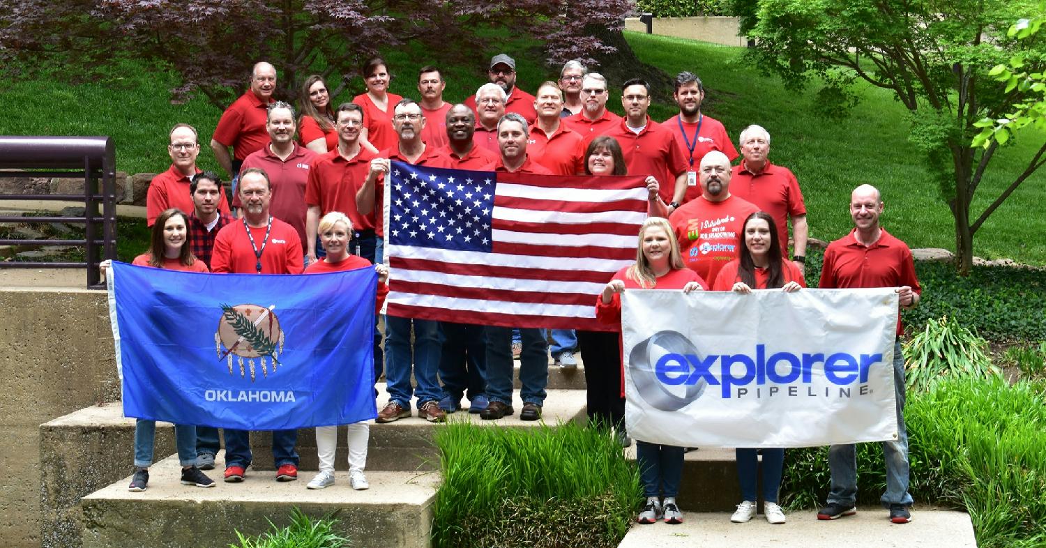 Red Shirt Friday Pic...celebrating and thanking all those who serve.