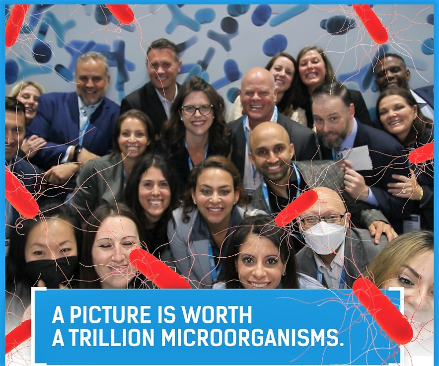 Our microbiome team working together to develop new products that have the potential to improve patients' lives.