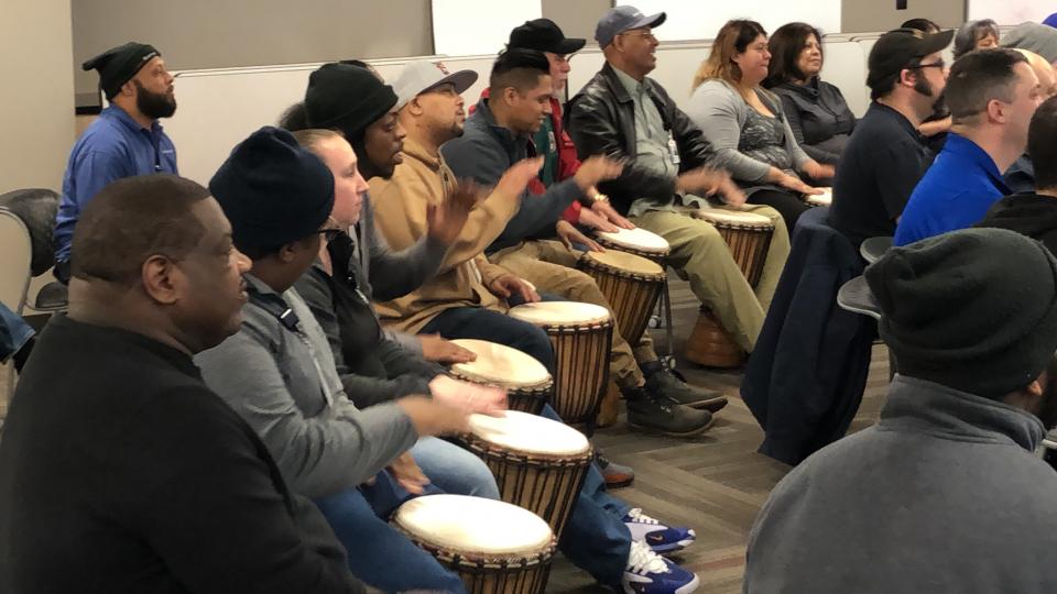 Fun Teambuilding Event using African Drumming