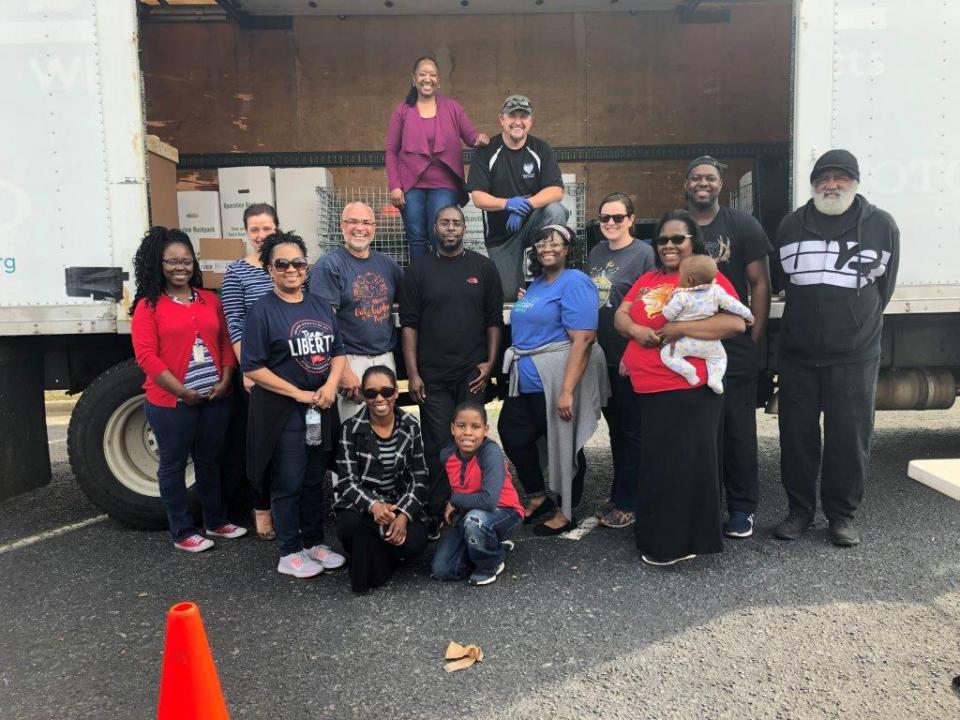 Employees Volunteering at Food Bank