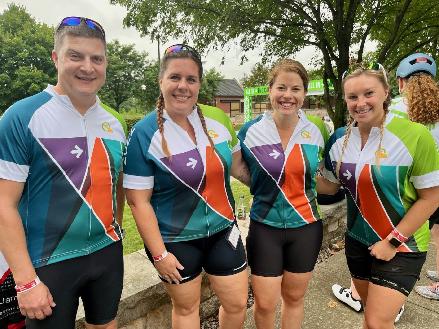 Pelotonia Team getting ready to ride in the fight to end cancer