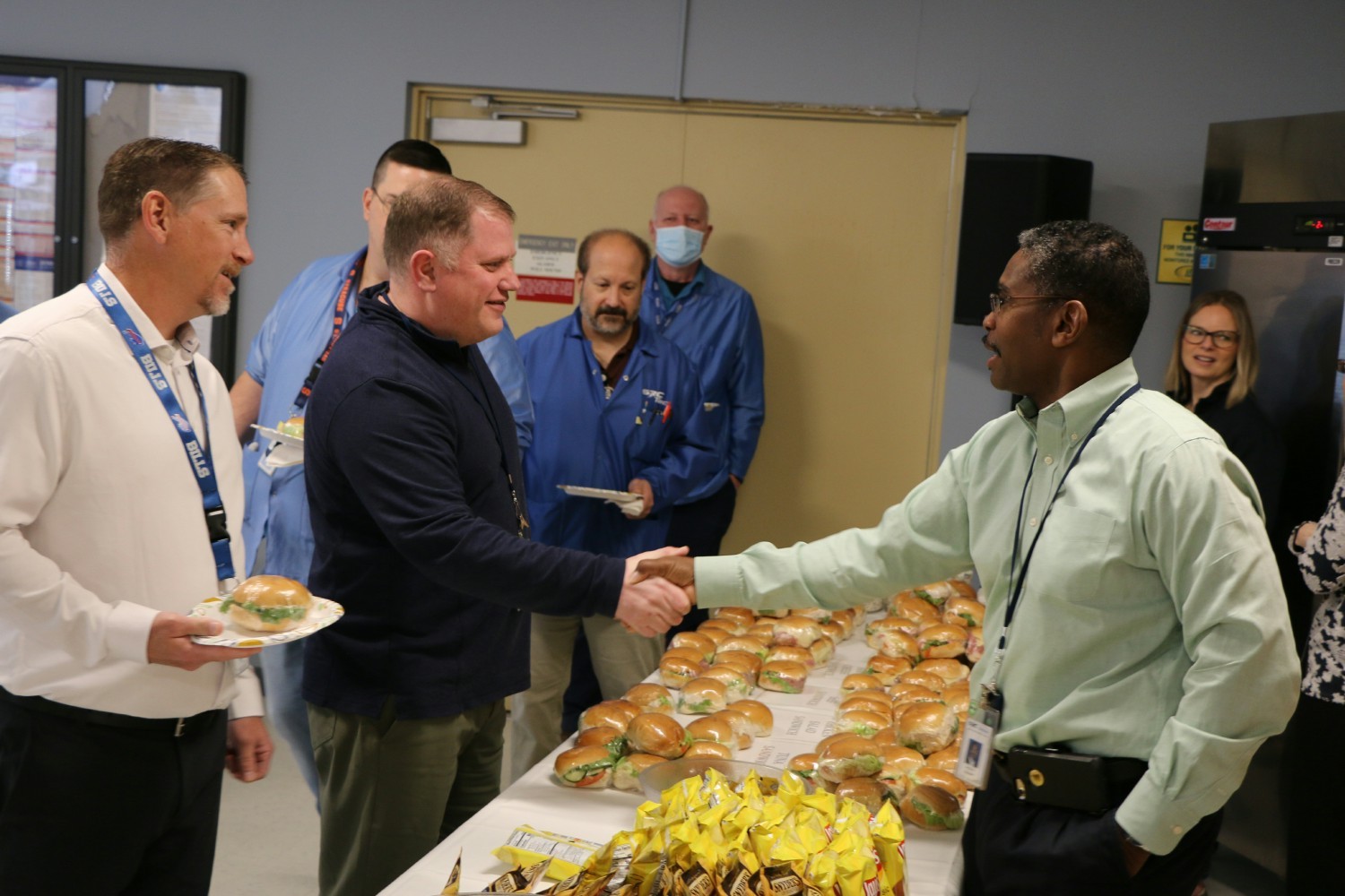 We host events throughout the year where our leaders express their appreciation for our employees' hard work. 