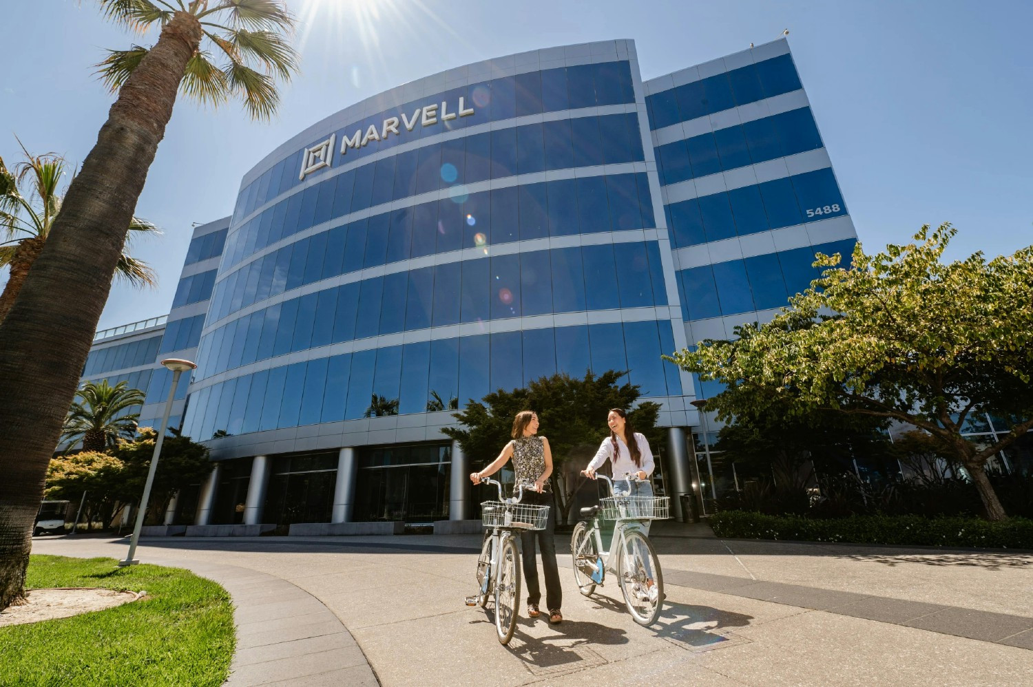 Marvell headquarters in Santa Clara, California 