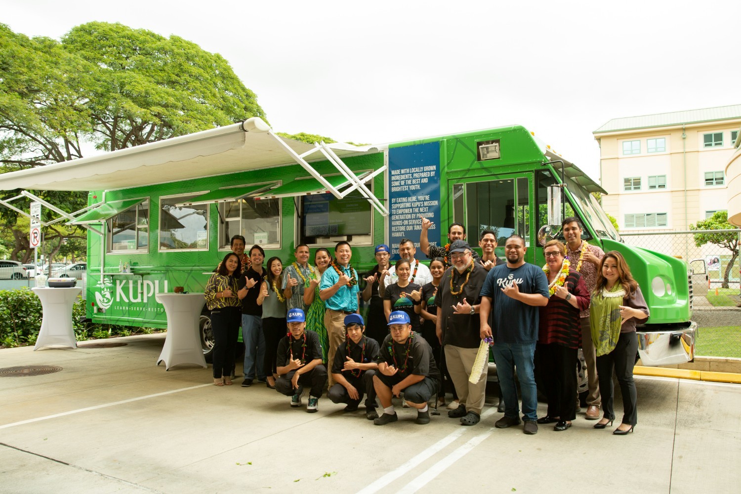 ASB partnered with Kupu to launch a food truck with healthy and locally sourced items, prepared by Kupu’s culinary kids.