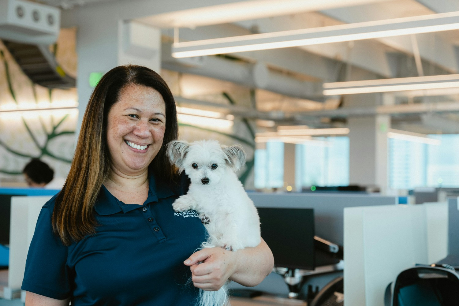 At our dog-friendly workplace, furry friends are just as important as teammates. 